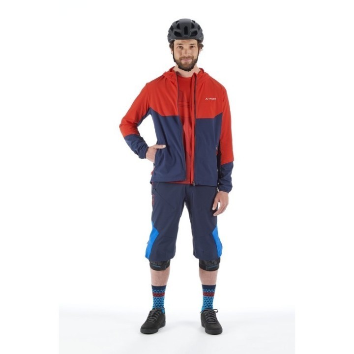 Vaude Veste bleue marine/rouge | Ovelo