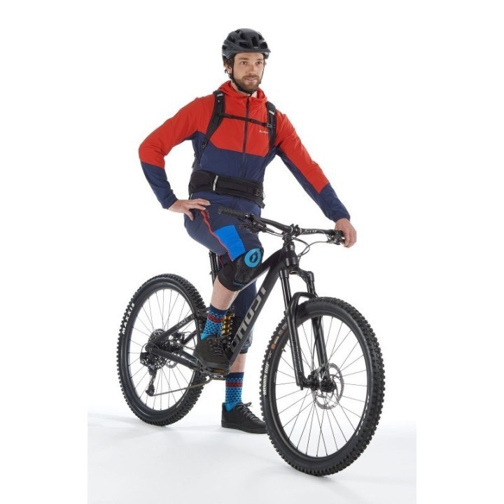 Vaude Veste bleue marine/rouge | Ovelo