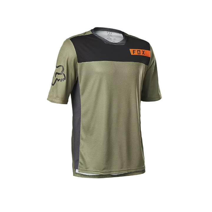 FOX Maillot Homme Defend Moth - Rouge | Ovelo
