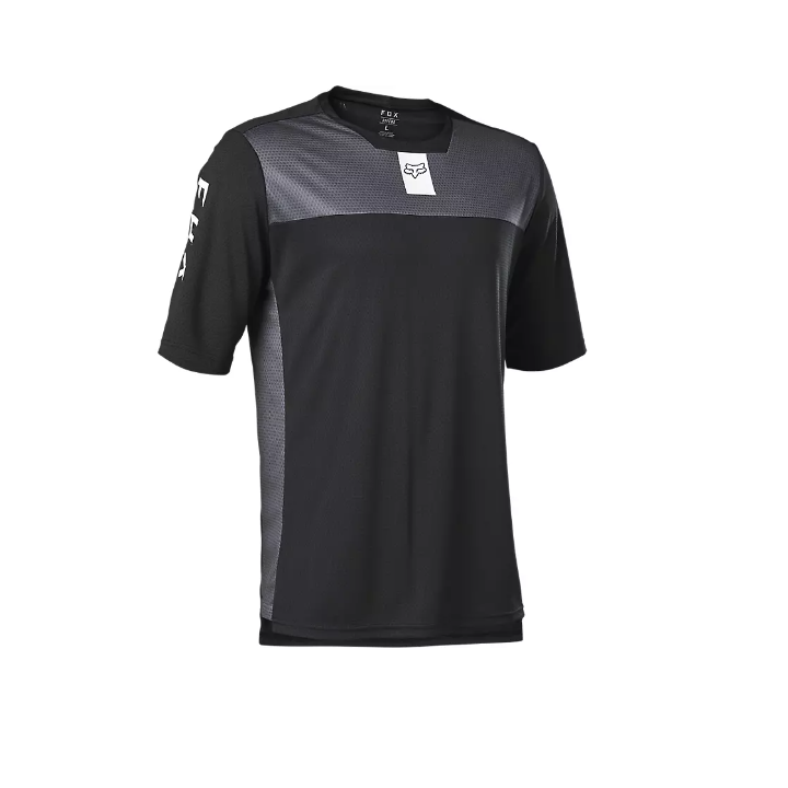 maillot a manches courtes defend fox - bleu taille medium