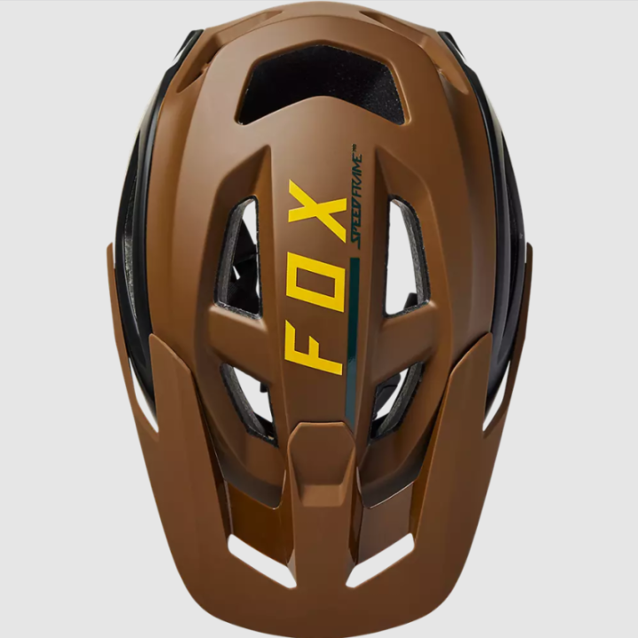 FOX Casque speedframe PRO Blocked - Marron | Ovelo