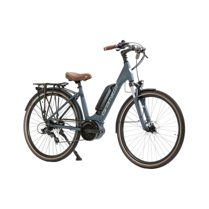 Vélo E-Urban 30+ 500 Wh 26\" Cadre Col de Cygne Couleur Vert Taille 42 S