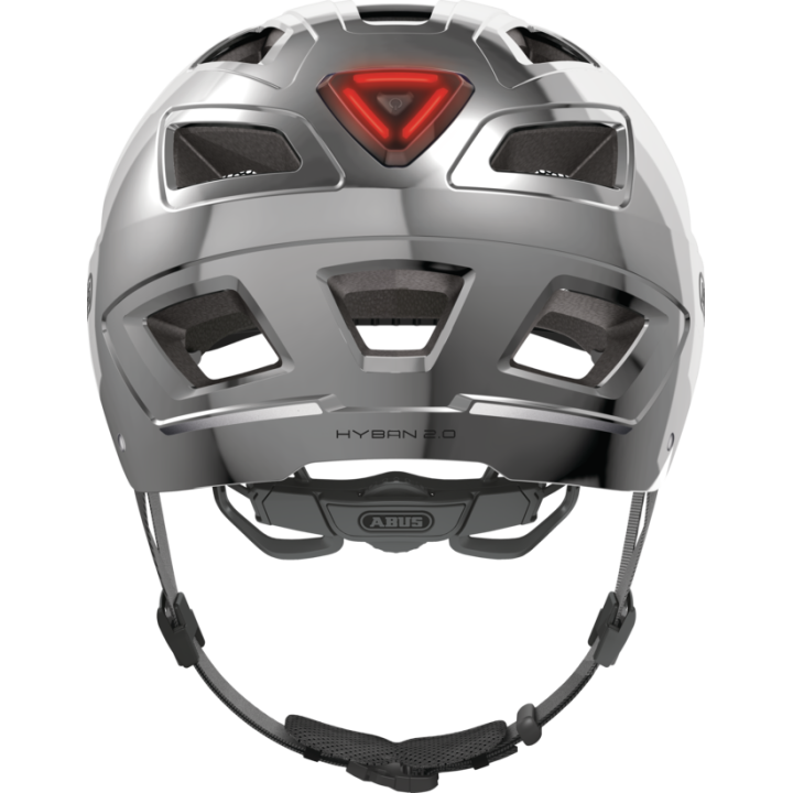 ABUS Casque Hyban 2.0 - Gris Chrome | Ovelo