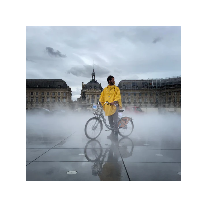 TEMPS DES GRENOUILLES Cape de pluie Vélo Breton POLYESTER 100% RECYCLÉ | Ovelo