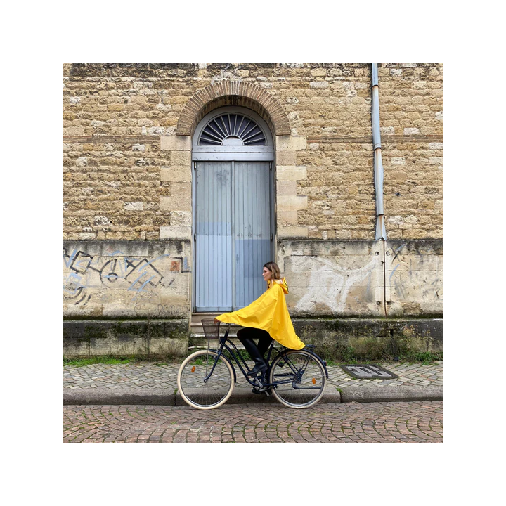 TEMPS DES GRENOUILLES Cape de pluie Vélo Breton POLYESTER 100% RECYCLÉ | Ovelo