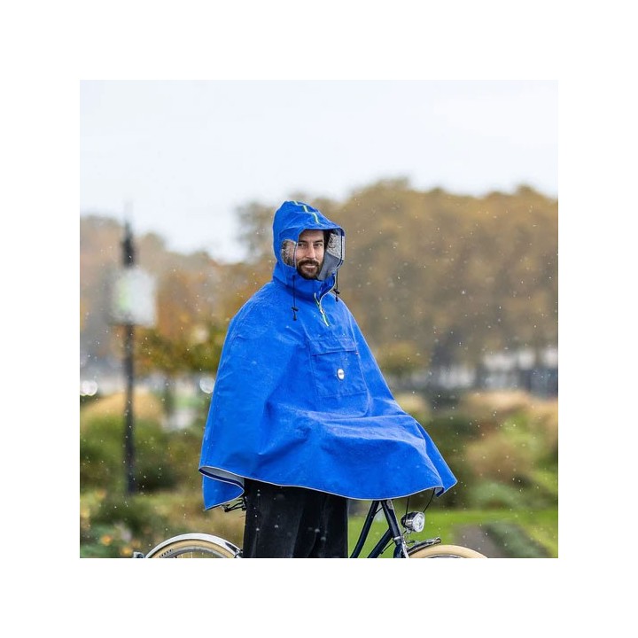 TEMPS DES GRENOUILLES Cape de pluie Vélo Cap Comorin POLYESTER 100% RECYCLÉ | Ovelo