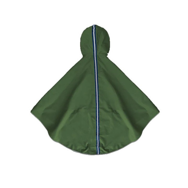 TEMPS DES GRENOUILLES Cape de pluie Vélo Cap Vert POLYESTER 100% RECYCLÉ | Ovelo