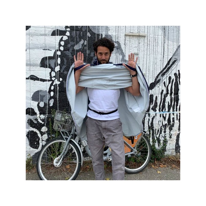 TEMPS DES GRENOUILLES Cape de pluie Vélo Cap Ferret POLYESTER 100% RECYCLÉ | Ovelo
