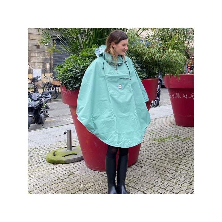 TEMPS DES GRENOUILLES Cape de pluie Vélo Cap Lizard POLYESTER 100% RECYCLÉ | Ovelo