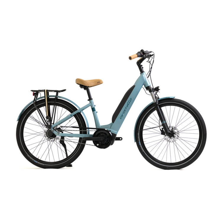Vélo de ville électrique GRANVILLE E-Absolute 15 Blue Green - 500Wh | Ovelo