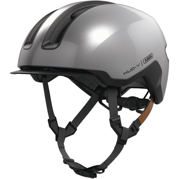 ABUS Casque Hud-Y Gleam Silver | Ovelo