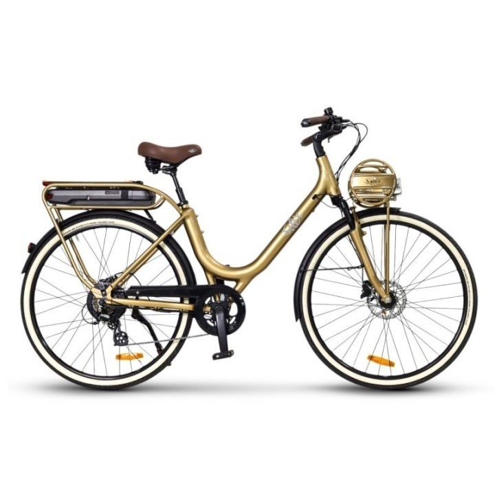 Vélo de ville électrique SOLEX Intemporel 1946 Confort - "Louis d'or" édition Versailles | Ovelo