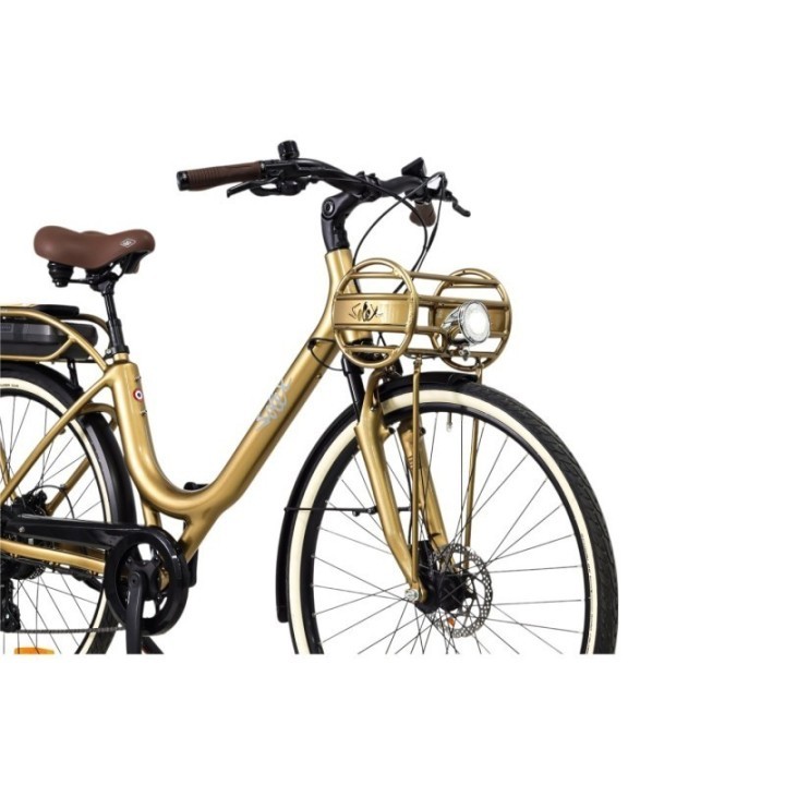 Vélo de ville électrique SOLEX Intemporel 1946 Confort - "Louis d'or" édition Versailles | Ovelo