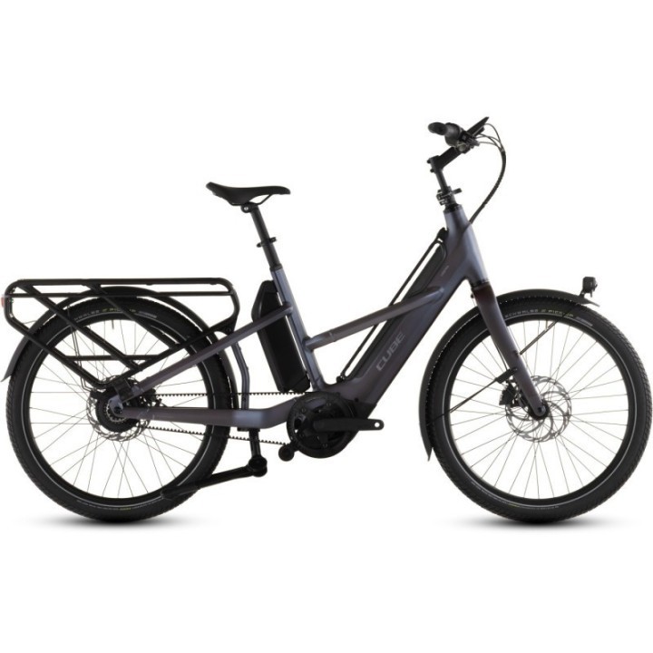 Vélo longtail électrique CUBE Longtail Hybrid Comfort 800 | Ovelo
