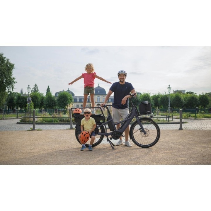 Vélo longtail électrique CUBE Longtail Hybrid Comfort 800 | Ovelo