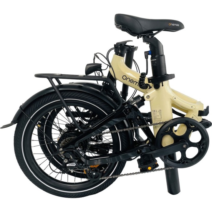 Vélo électrique pliant ONEMILE NOMAD 500Wh - Vert Anglais | Ovelo