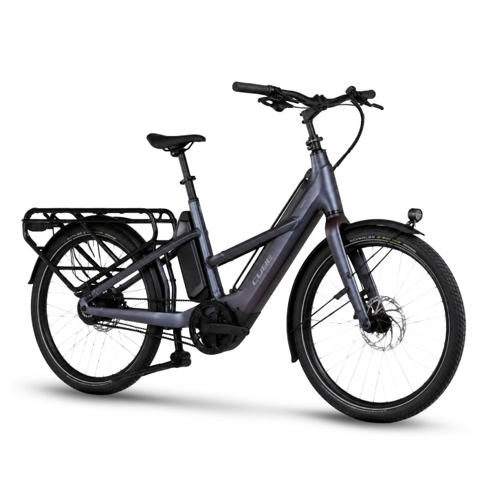 Vélo longtail électrique CUBE Longtail Hybrid Comfort 800 | Ovelo