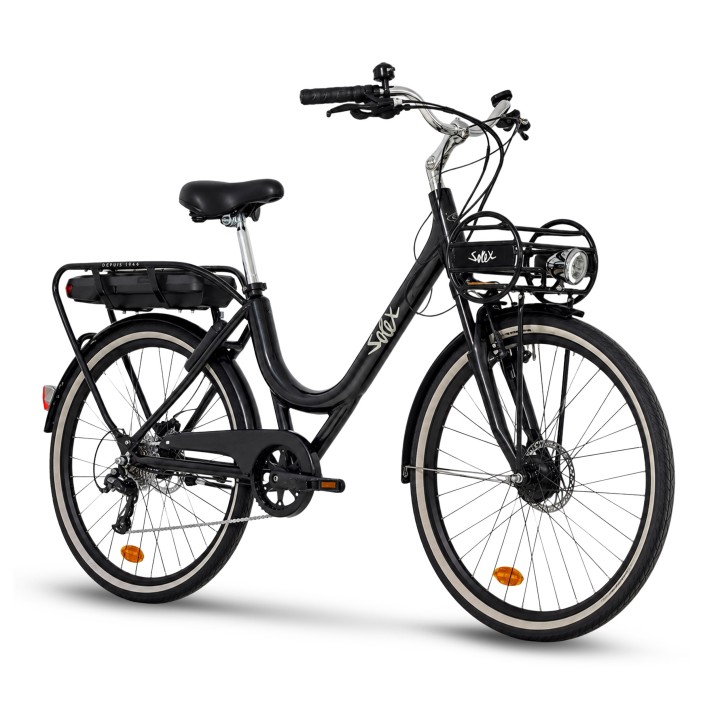 Vélo de ville électrique SOLEX Intemporel 1946 Confort - Noir - Disc | Ovelo