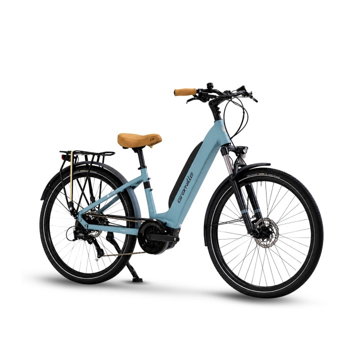 Vélo de ville électrique GRANVILLE E-Absolute 15 Blue Green - 500Wh | Ovelo