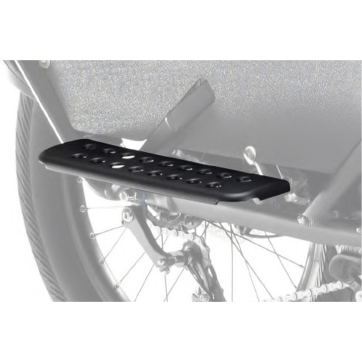 KIT REPOSE PIED (1pc) ALnr + VIS/RONDRepose-pieds Longtail en aluminium - Noir mat | Ovelo