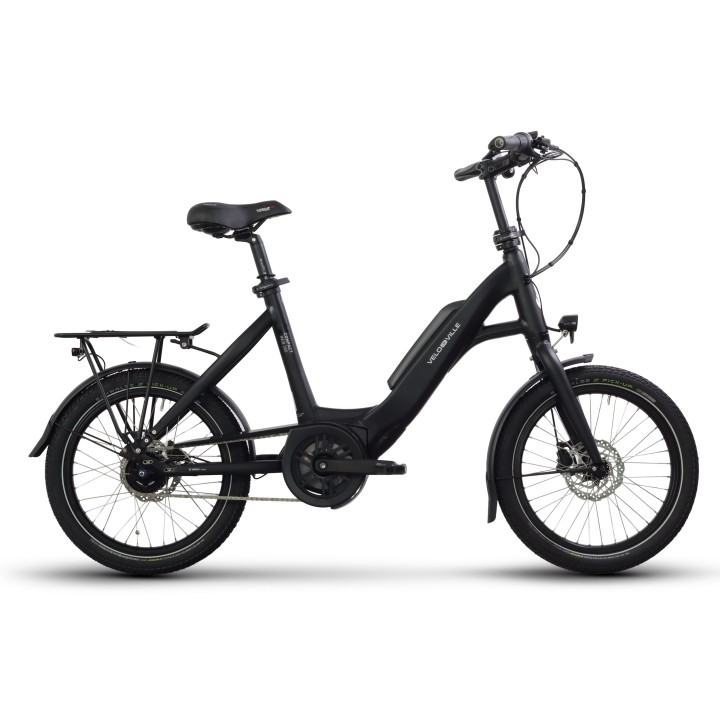 Vélo électrique compact VELO DE VILLE V2V KEB 200 5 NEXUS RL 20"COMPACT -400WH-Taille 46cm-Couleur Noire
