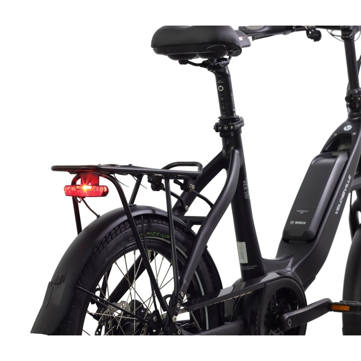 Vélo électrique compact VELO DE VILLE V2V KEB 200 5 NEXUS RL 20"COMPACT -400WH-Taille 46cm-Couleur Noire