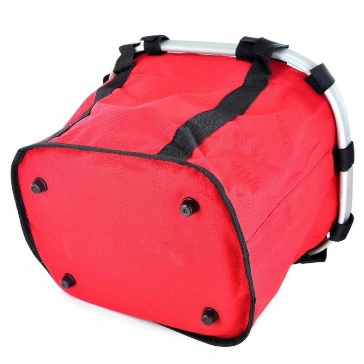 VG BAGS Panier Pliable Tissus - 15L - [Rouge] | Ovelo