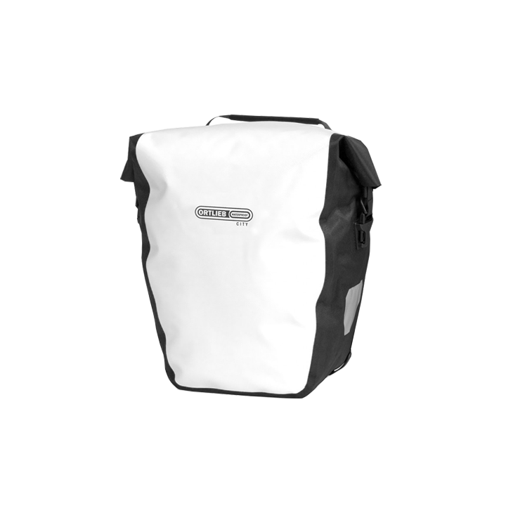 ORTLIEB 2x Sacoches Arriere Latèrales Back-Roller City - (2x 20L) [Blanc] | Ovelo