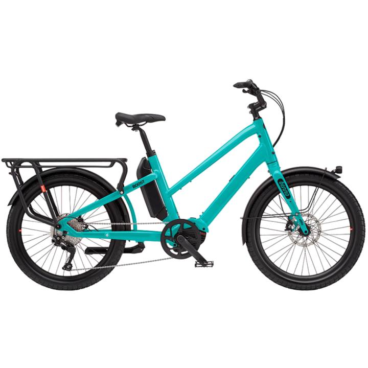 BENNO Boost 10D EVO 5 - Bosch Performance - Batterie 500Wh - Cadre Trapeze - Couleur Aqua Green