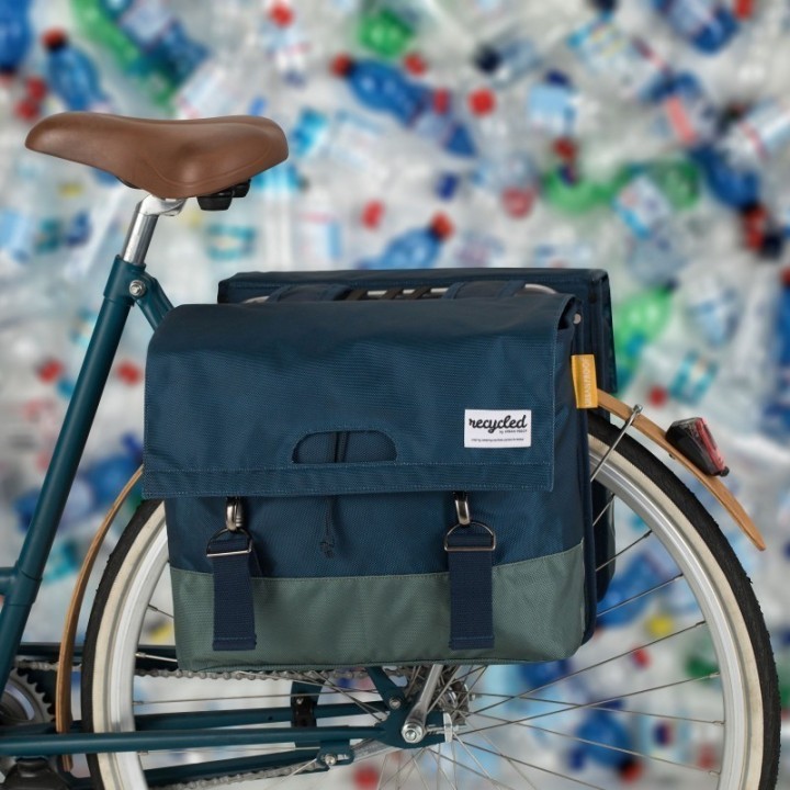 Urban Proof Paire Sacoches Velo 40L recyclees Bleu | Ovelo