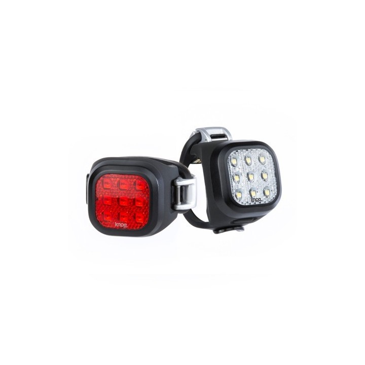 Eclairages Knog Blinder Mini Twinpack - Noir - Niner