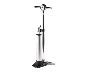 Klic Floor Pump Analog + Burst Tanksilver