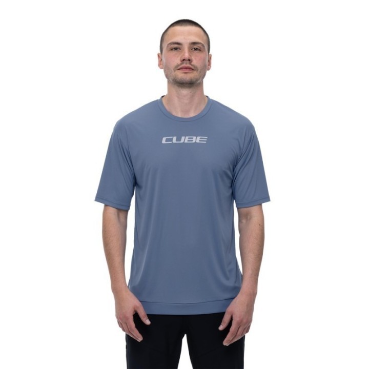 CUBE Part's CUBE MTB Round Neck Jersey TECH S/S | Ovelo