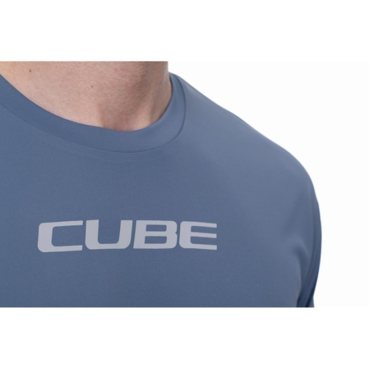 CUBE Part's CUBE MTB Round Neck Jersey TECH S/S | Ovelo