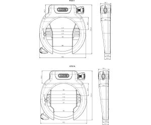 Antivol ABUS de cadre 4750XL NR