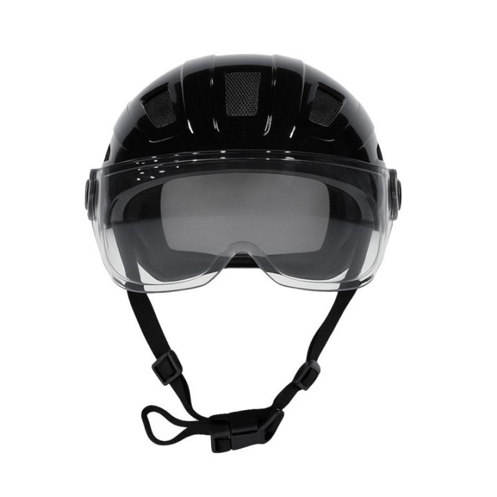 ABUS Casque velo urbain Villite Ace 2.0 Noir - Taille M/L (58-62cm) | Ovelo
