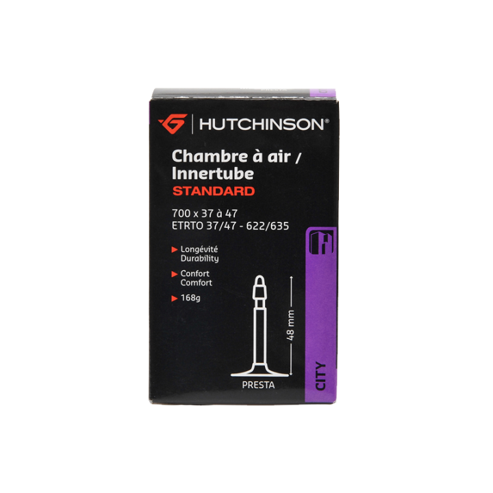 HUTCHINSON Chambre à Air STANDARD 700x37/47 - 29x1,40/1,75 Presta 48 mm | Ovelo