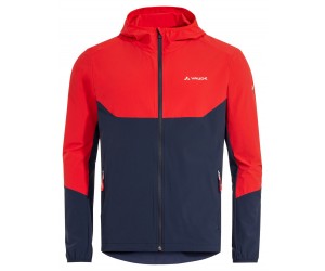 veste bleue marine/rouge vaude