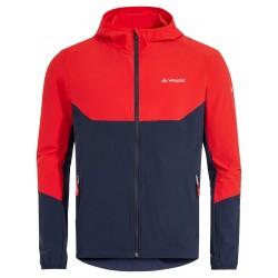 veste bleue marine/rouge vaude