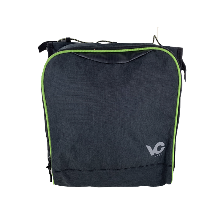 VG BAGS Sacoche double VG pour porte-bagages - (2x 9L) [Noir/Vert] | Ovelo