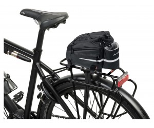 Silkroad L - Sac de porte bagage noir  9+2 litres