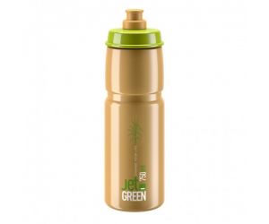 Elite Bidon Jet Green - Marron - logo blanc - 750ml