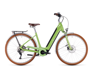 Ella Ride Hybrid 500 - Couleur : Vert  - Cadre : Easy Entry - Taille : XS (46 cm)