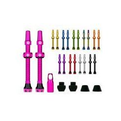 kit valve tubeless V2 (paire) 44 mm black 