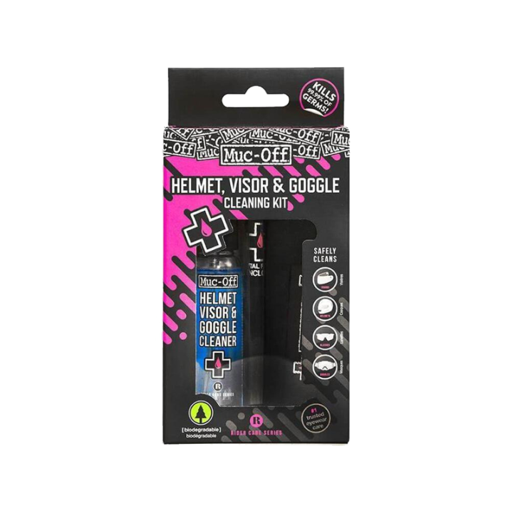 MUC-OFF Kit de nettoyage casque et écran | Ovelo