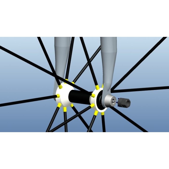 ANTIVANDALE 2x Ecrous antivol M10 + Clé | Ovelo
