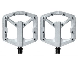 Paire de Pedales CRANKBROTHER Stamp 2 (Grande) - Argent