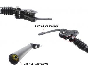 Tige de selle à bascule avec suspensions VG Lavil / Ovelo City Bas