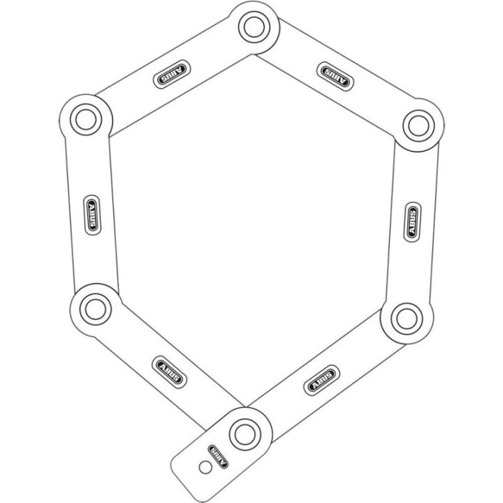 ABUS Antivol BORDO 6405/85cm + Support SH + Adaptateur BLO BOS DT2 PLUS (Serrure Porte-Bagage) | Ovelo