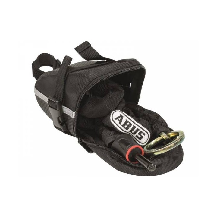ABUS Chaine Antivol de Cadre 8ks/85cm bk + Sacoche ST5950 | Ovelo